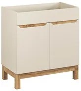 Set mobilier baie Bora Cashmere 60 cm cu blat