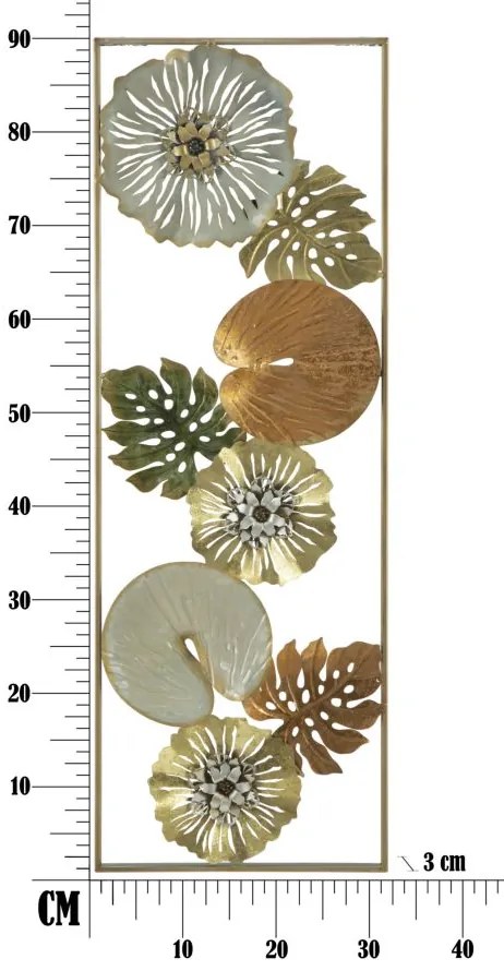 Mauro Ferretti Decoratiune de perete Frunza -A- CM 31,5X3X90