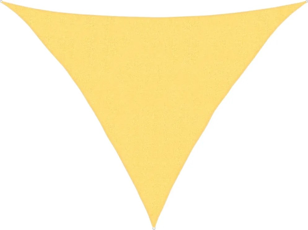 vidaXL Pânză parasolar, bej, 2,5 x 2,5 x 3,5 m, HDPE, 160 g/m²