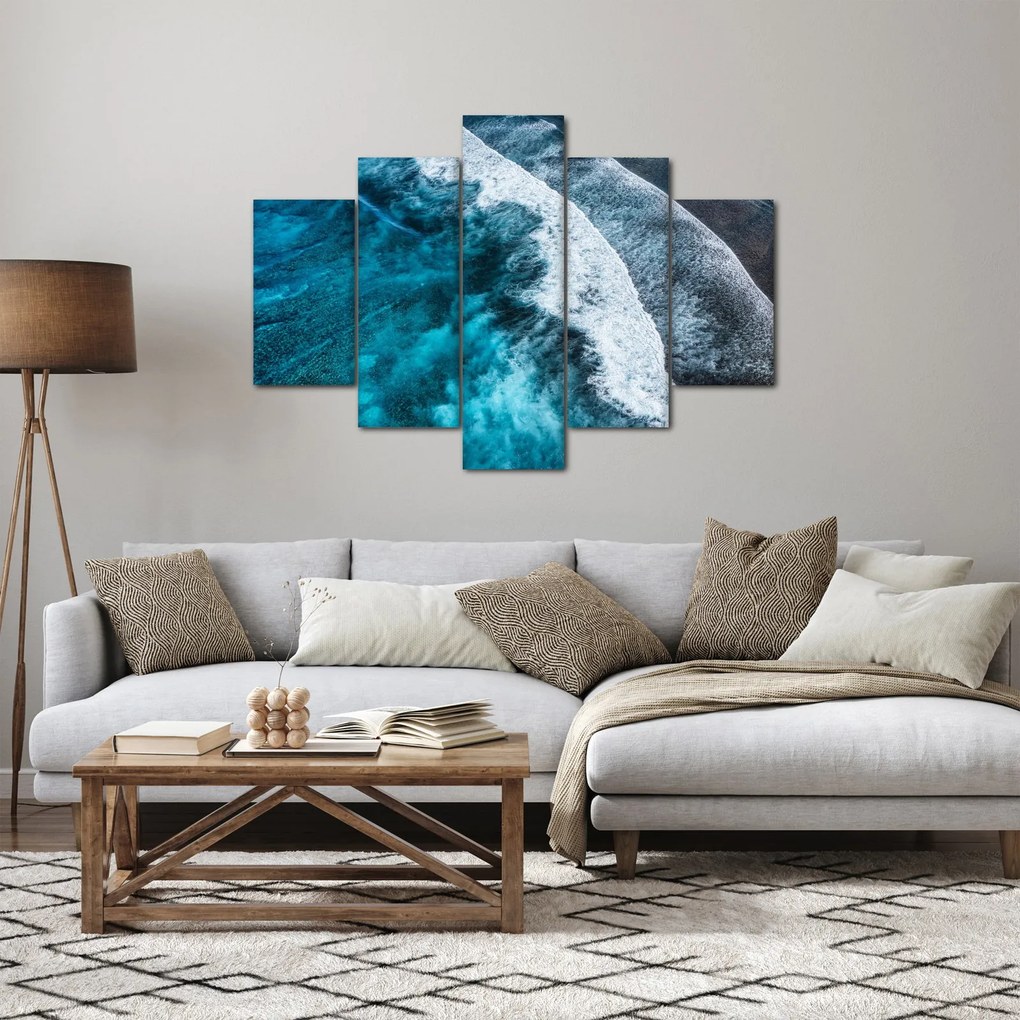 Tablou - Valuri pe mare (150x105 cm)