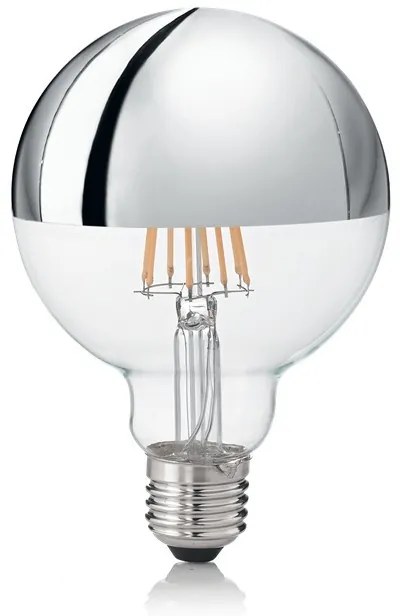 Bec LED E27 08W GLOBO D095 CROMO 3000K 135526 IDL