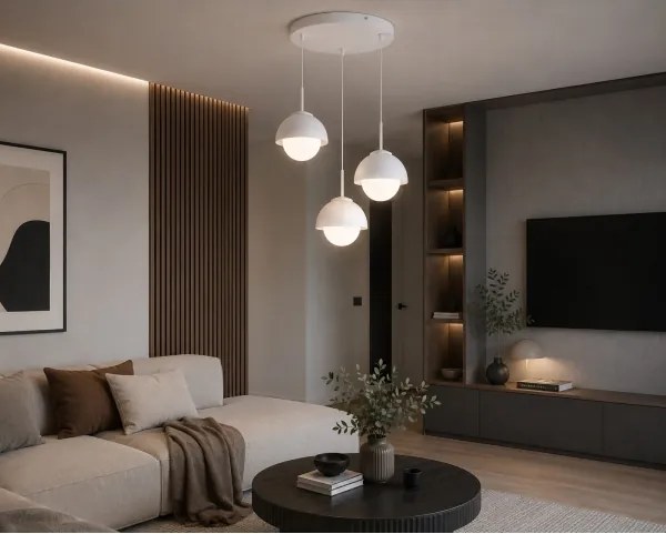 BRILAGI - Candelabru pe cablu COSMO 3xE27/60W/230V alb