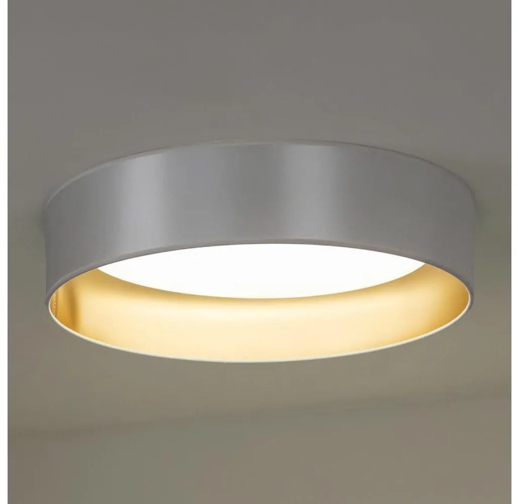 Plafonieră LED Duolla ROLLER LED/24W/230V argintiu/auriu