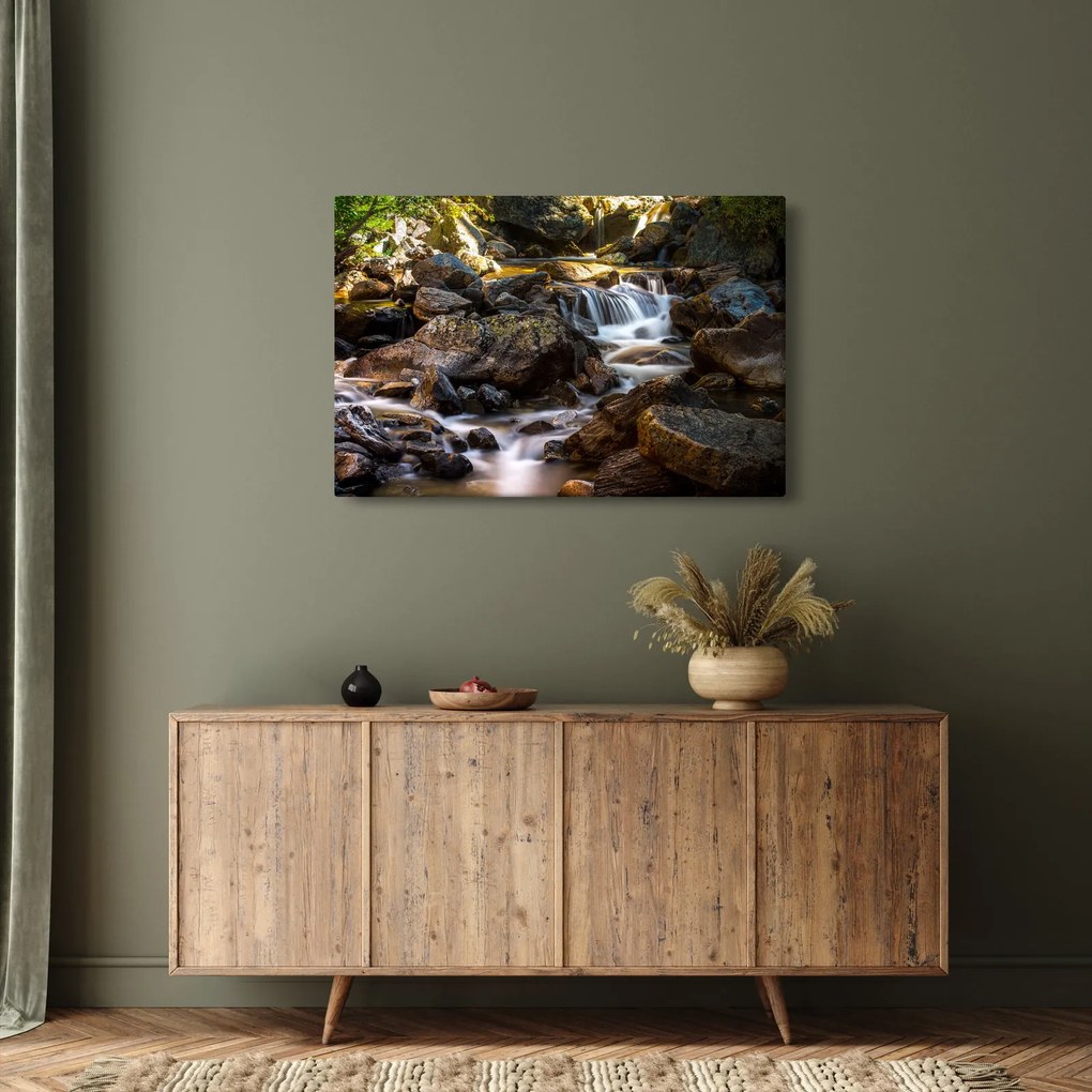 Tablou cu râul pietros (90x60 cm)