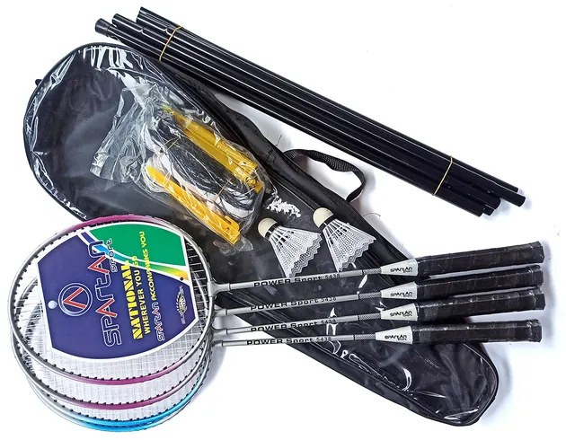 Set badminton SPARTAN 4 SPIELER SET