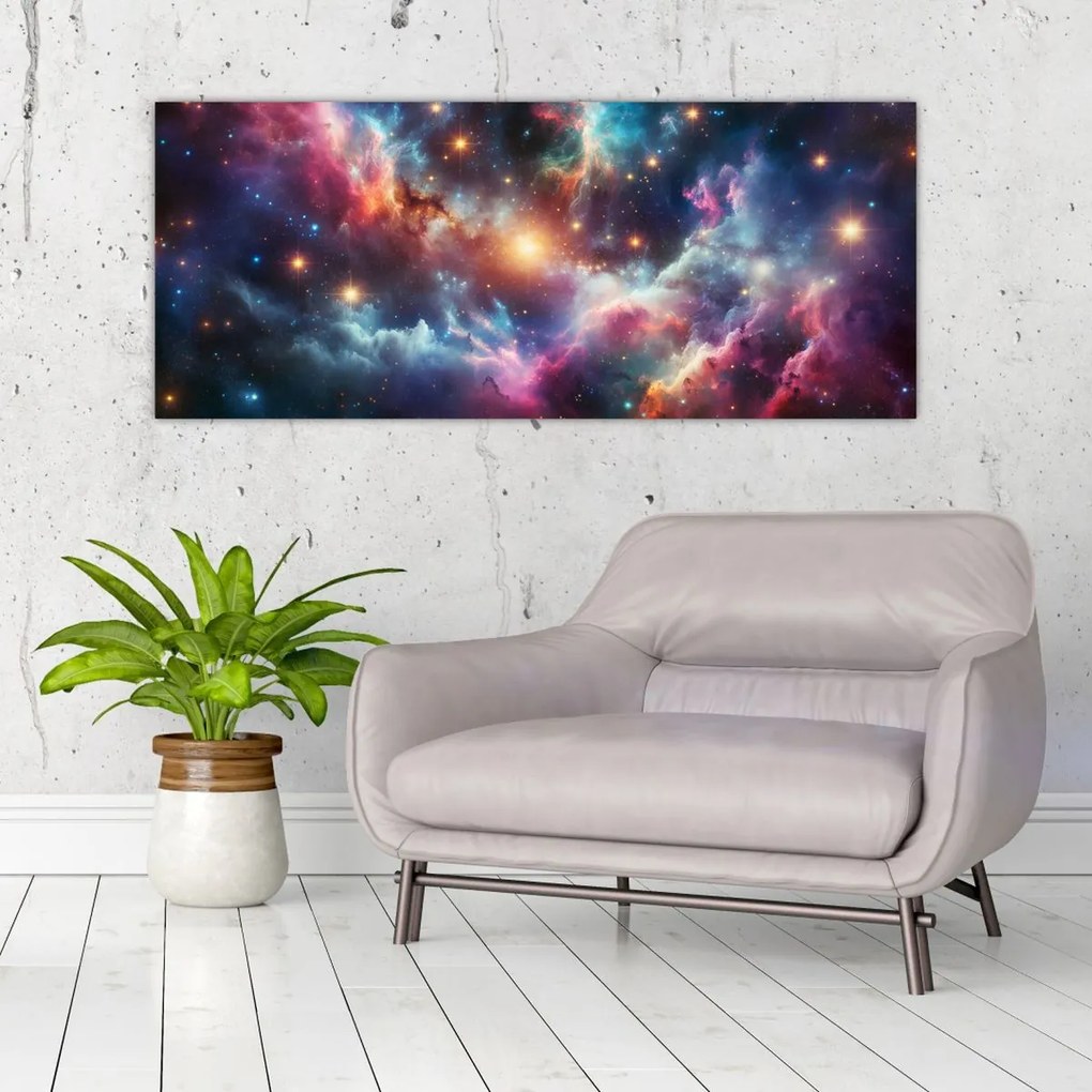 Tablou - Univers întunecat (120x50 cm)