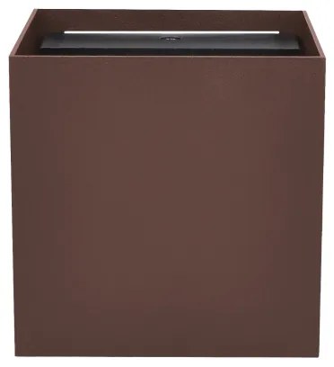 Brilagi - Aplică de exterior CUBE LED/6W/230V maro IP54