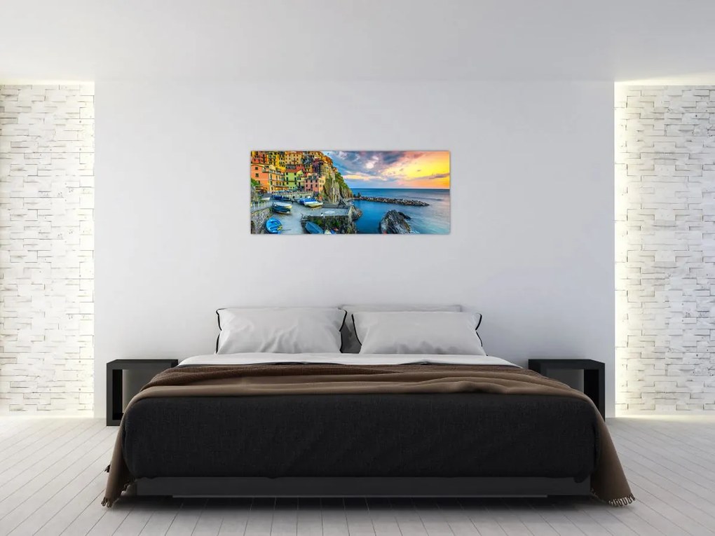 Tablou - Satul mediteranean (120x50 cm)