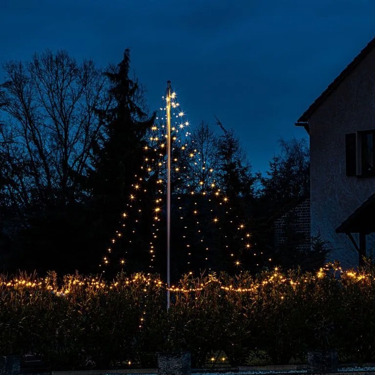 VOLTRONIC Lanț luminos în formă de con 360 LED, alb cald