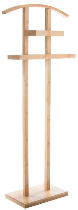 Suport haine Valet, bambus, 44.5 x 22 x H 113 cm