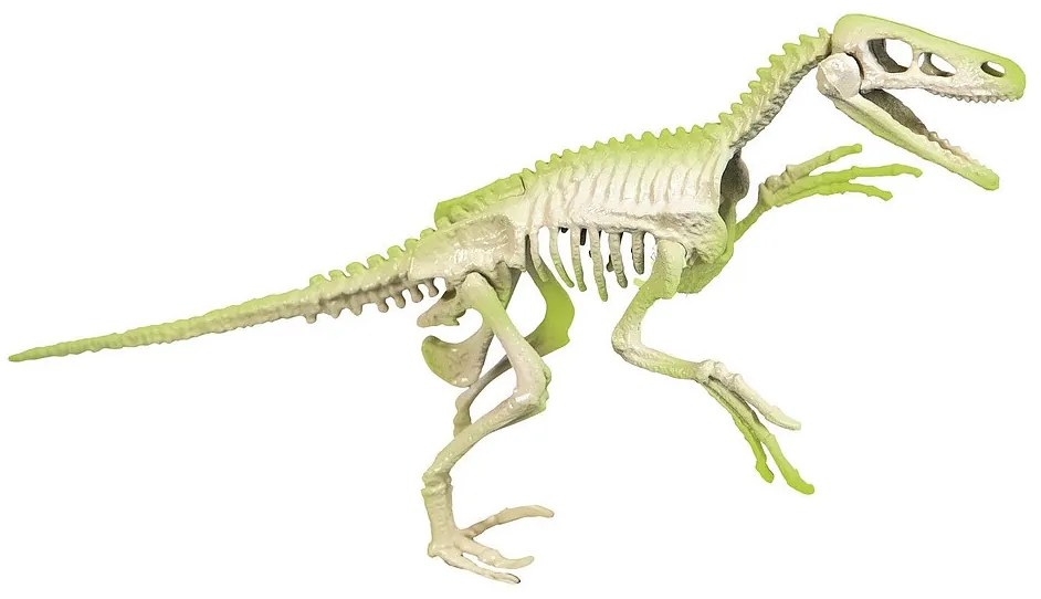 Dinozaur Archeo Fun Set Arheologic Velociraptor Luminos Clementoni