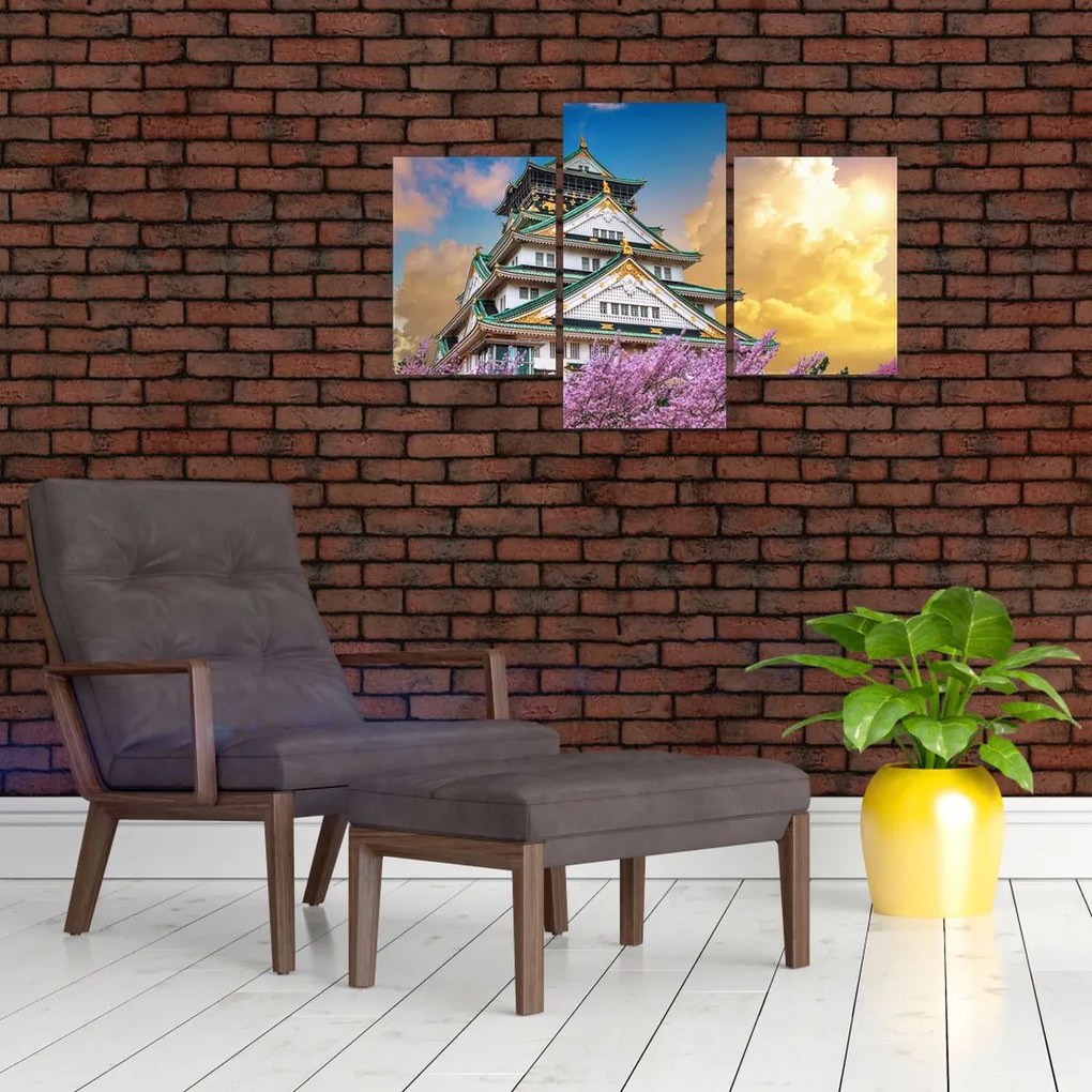 Tablou - Castelul Osaka (90x60 cm)
