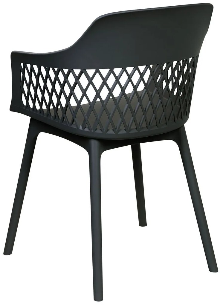 Set 2 buc scaun tip bar Anneli (negru). 1077426