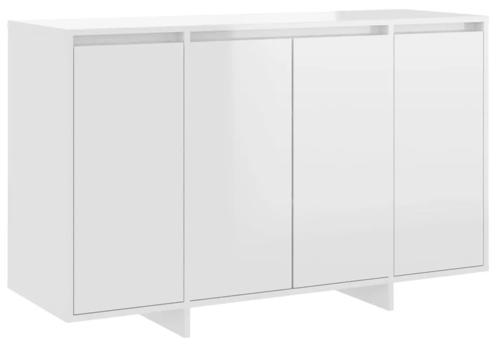 809608 vidaXL Servantă, alb extralucios, 120x41x75 cm, PAL