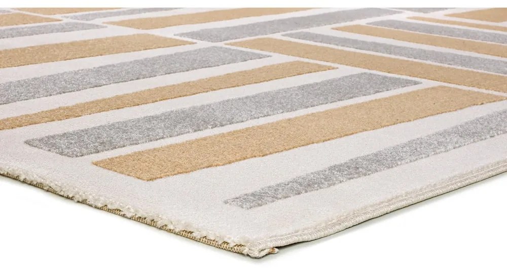 Covor gri deschis-crem 80x150 cm Flora – Universal