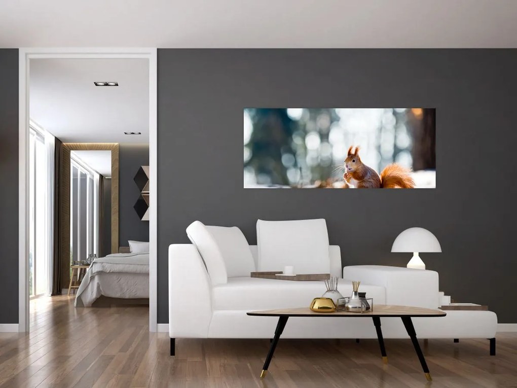 Tablou - Veveriță (120x50 cm)
