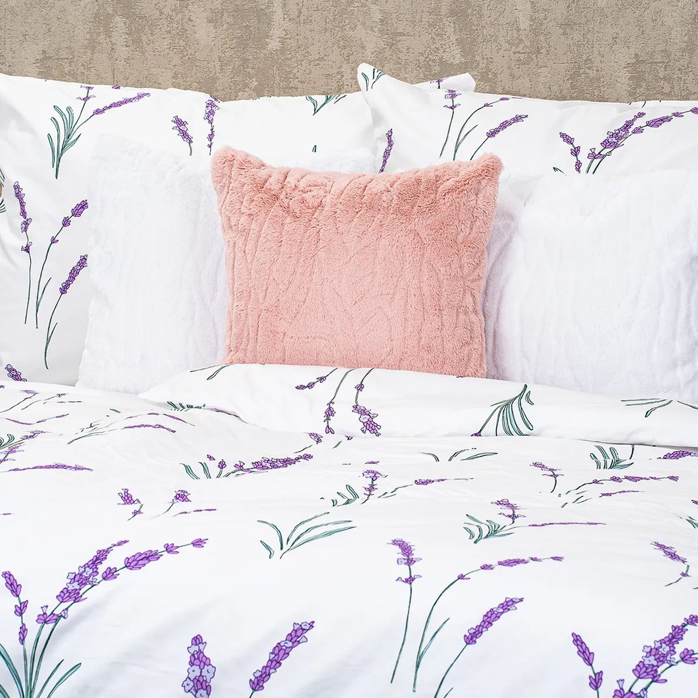 Lenjerie de pat din bumbac 4Home Lavender, 140 x 200 cm, 70 x 90 cm