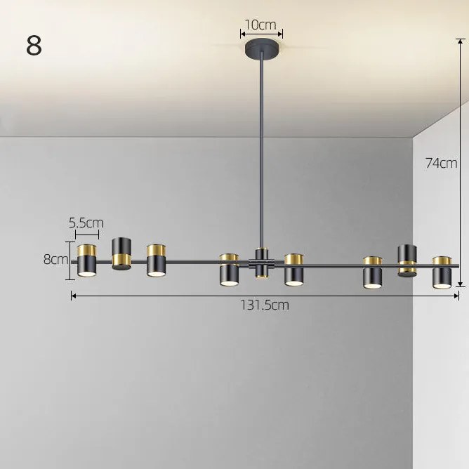 CASA LONG Corp de iluminat bar by Anzazo