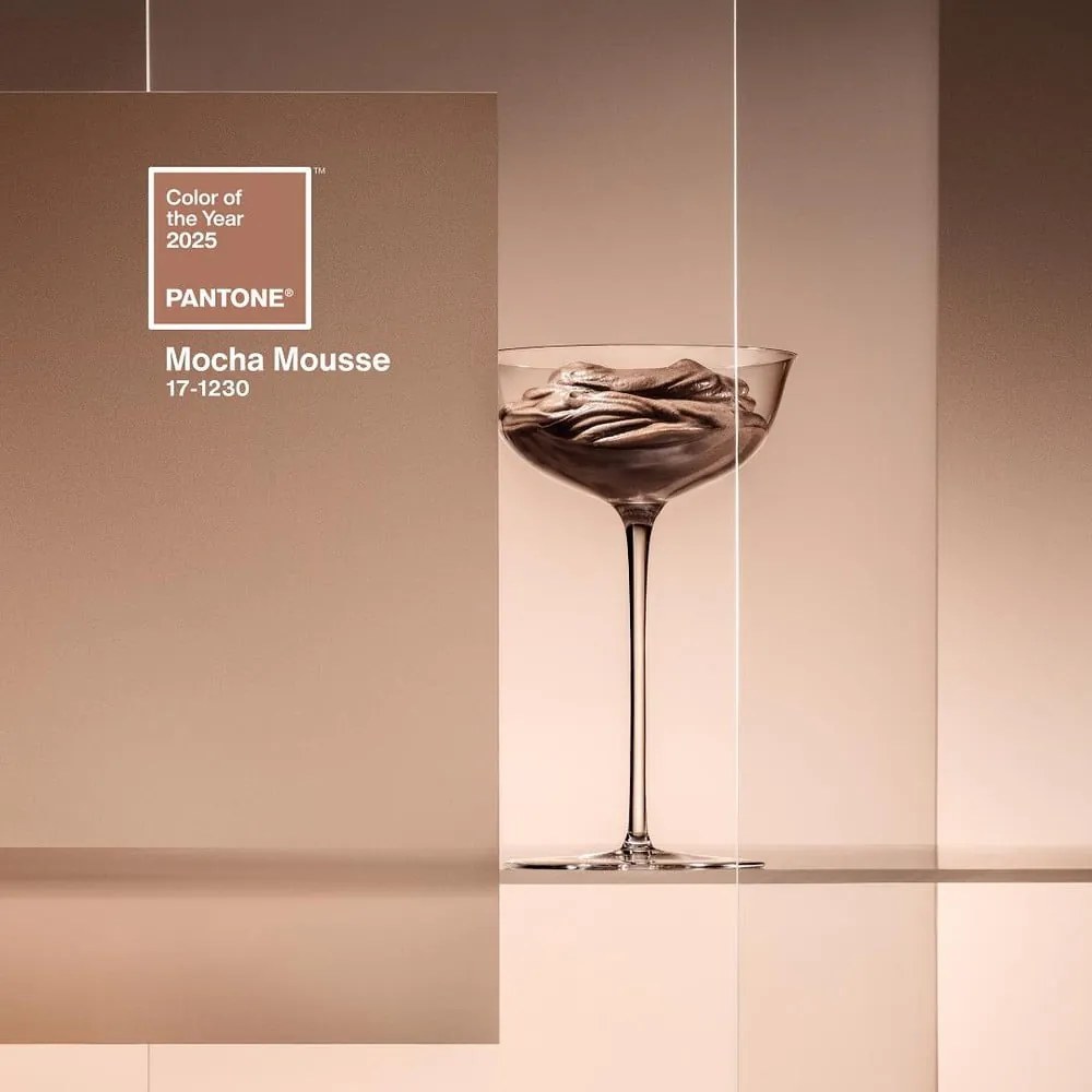Buclă pentru chei maro deschis Mocha Mousse 17-1230 – Pantone