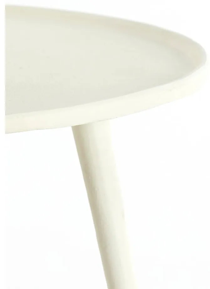 Măsuță auxiliară rotundă din metal ø 59 cm Babina – Light &amp; Living