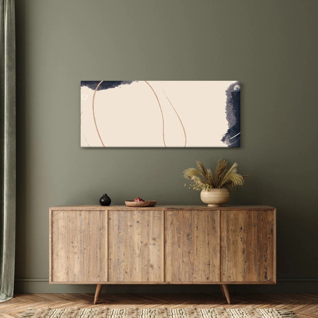 Tablou - Abstractizare bej (120x50 cm)
