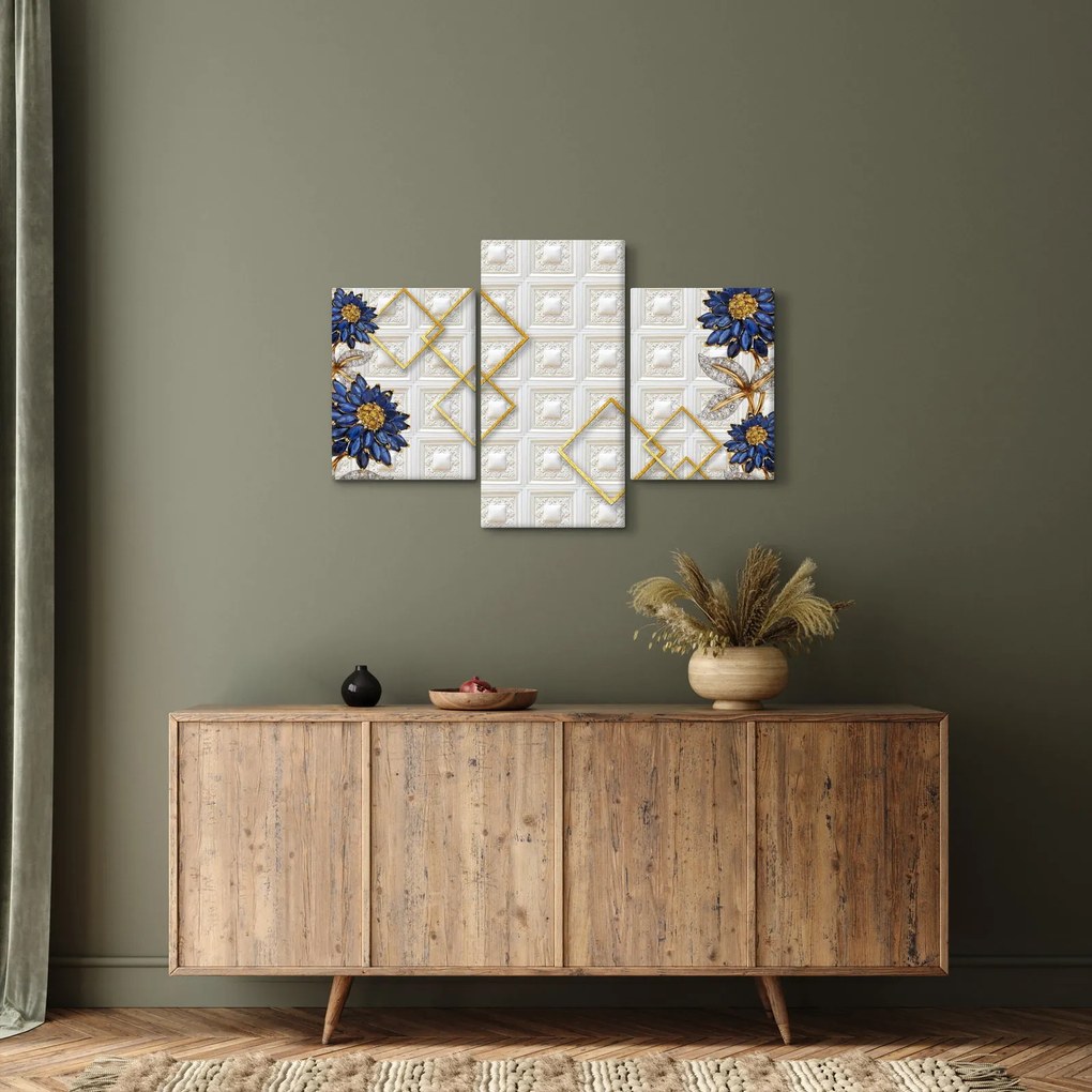 Tablou - Flori de diamant (90x60 cm)