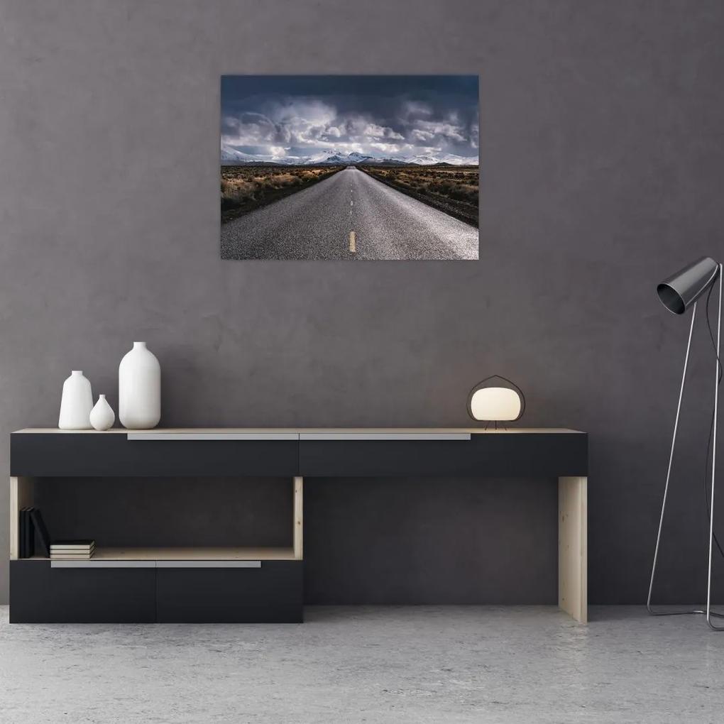 Tablou  drumului în deșert (70x50 cm), în 40 de alte dimensiuni noi
