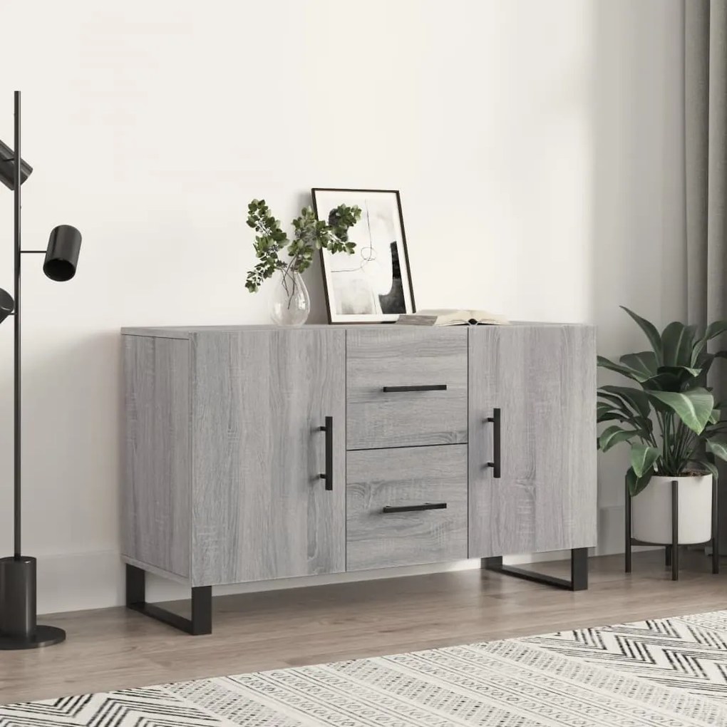 vidaXL Dulap, gri sonoma, 100x36x60 cm, lemn compozit