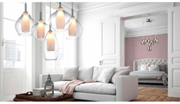 Azzardo AZ3075 - Lustră pe cablu AMBER 3xG9/40W/230V