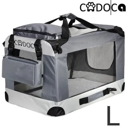 Geantă transport pentru animale 70 x 52 x 52 cm Grey - L