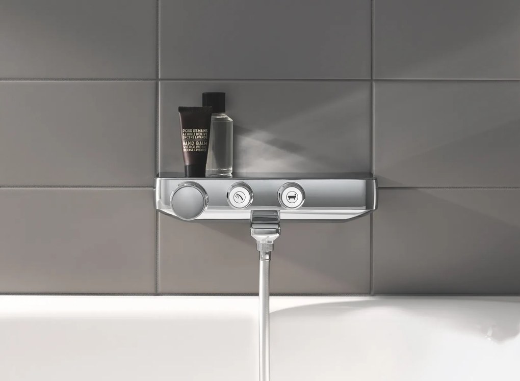 Baterie cada dus cu termostat Grohe Euphoria SmartControl-34718000