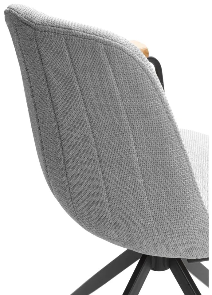 Scaune de dining gri-deschis 2 buc. Tali – Marckeric