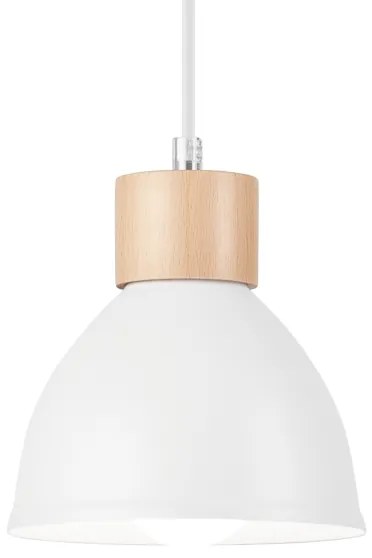 Lustră pe cablu NICO 2xE27/60W/230V albă