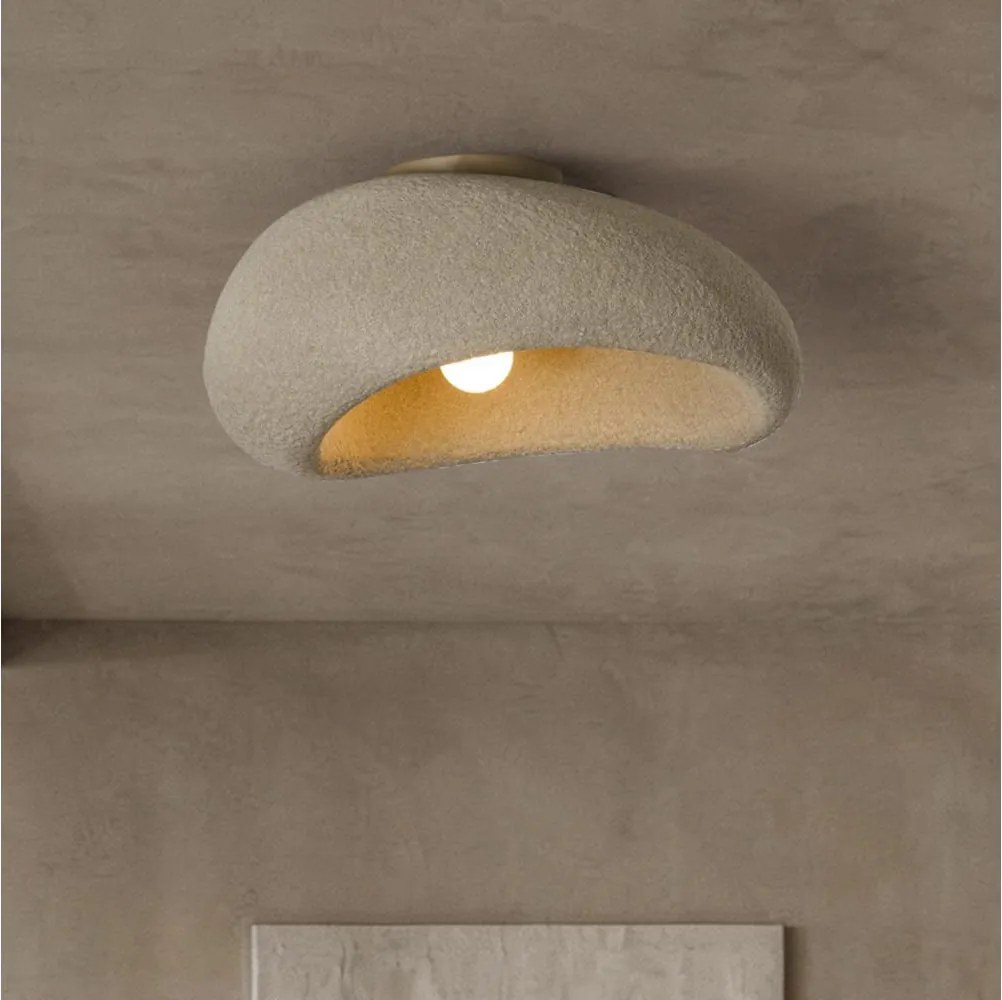 BRILAGI - Plafonieră WABI SABI 1xE27/60W/230V Ø 40 cm bej