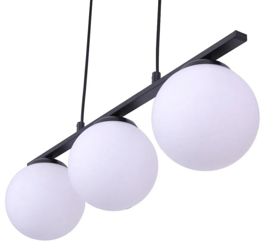 Pendul, Lustra Suspendata Moderna, Negru, 3xE14, GLOBE