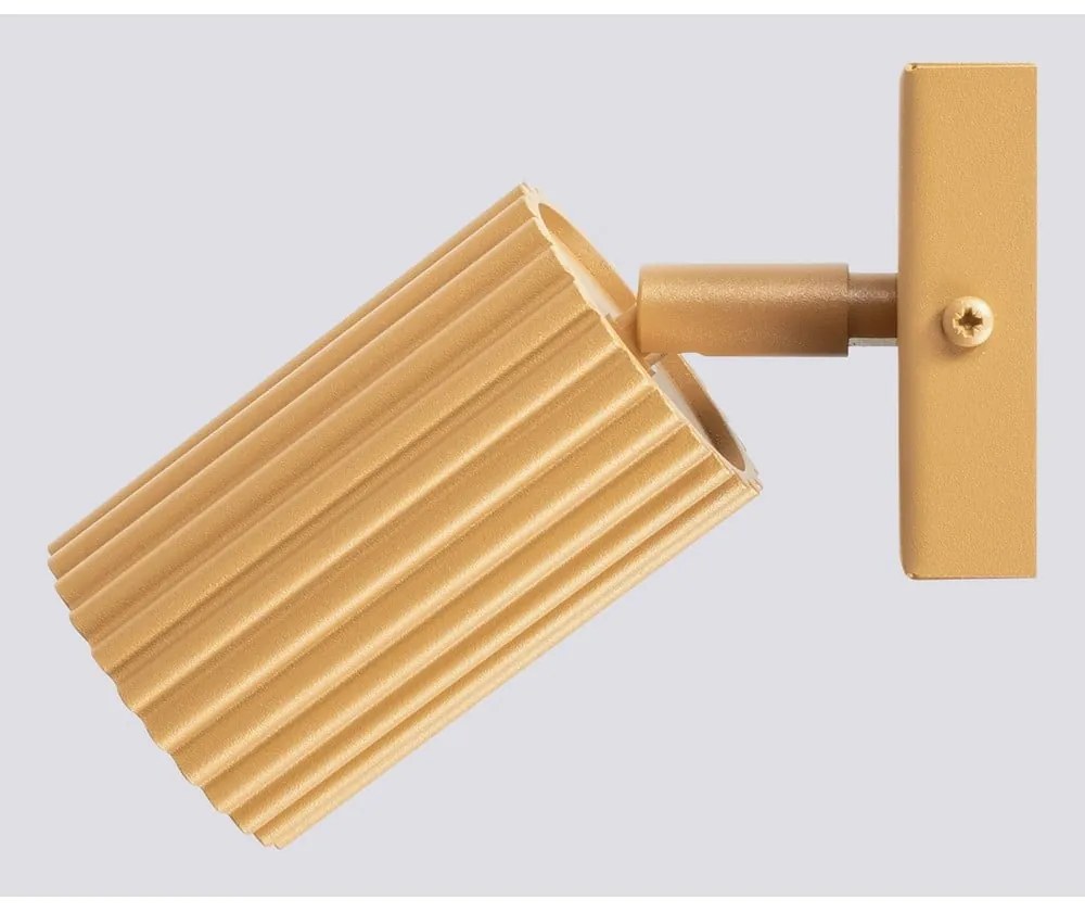 Spot auriu 8x16 cm Gleam – Sollux