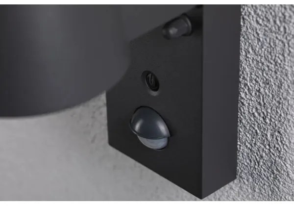 Aplică de exterior cu senzor Paulmann 94714 LED/6W IP44 CAPERA 230V