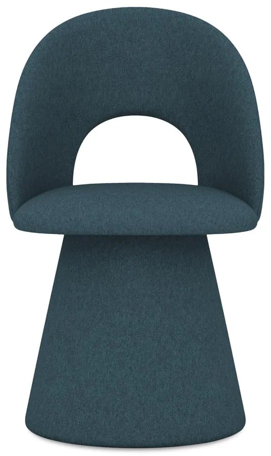 Scaun de sufragerie petrol tapițat Kalo – Makamii