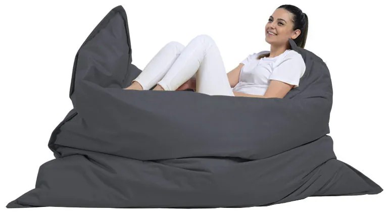 Fotoliu puf pentru grădină Giant Cushion 140x180 - Fume