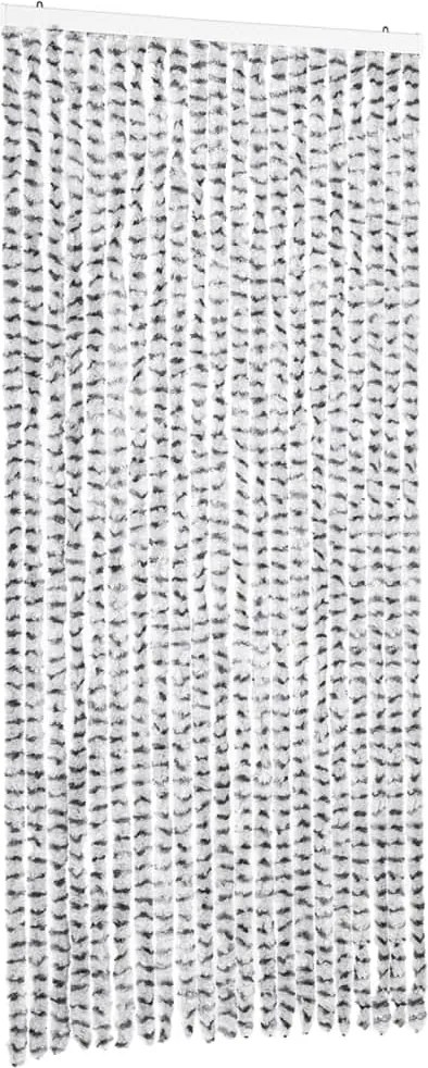 vidaXL Perdea pentru insecte gri deschis și gri închis90x200cm chenille