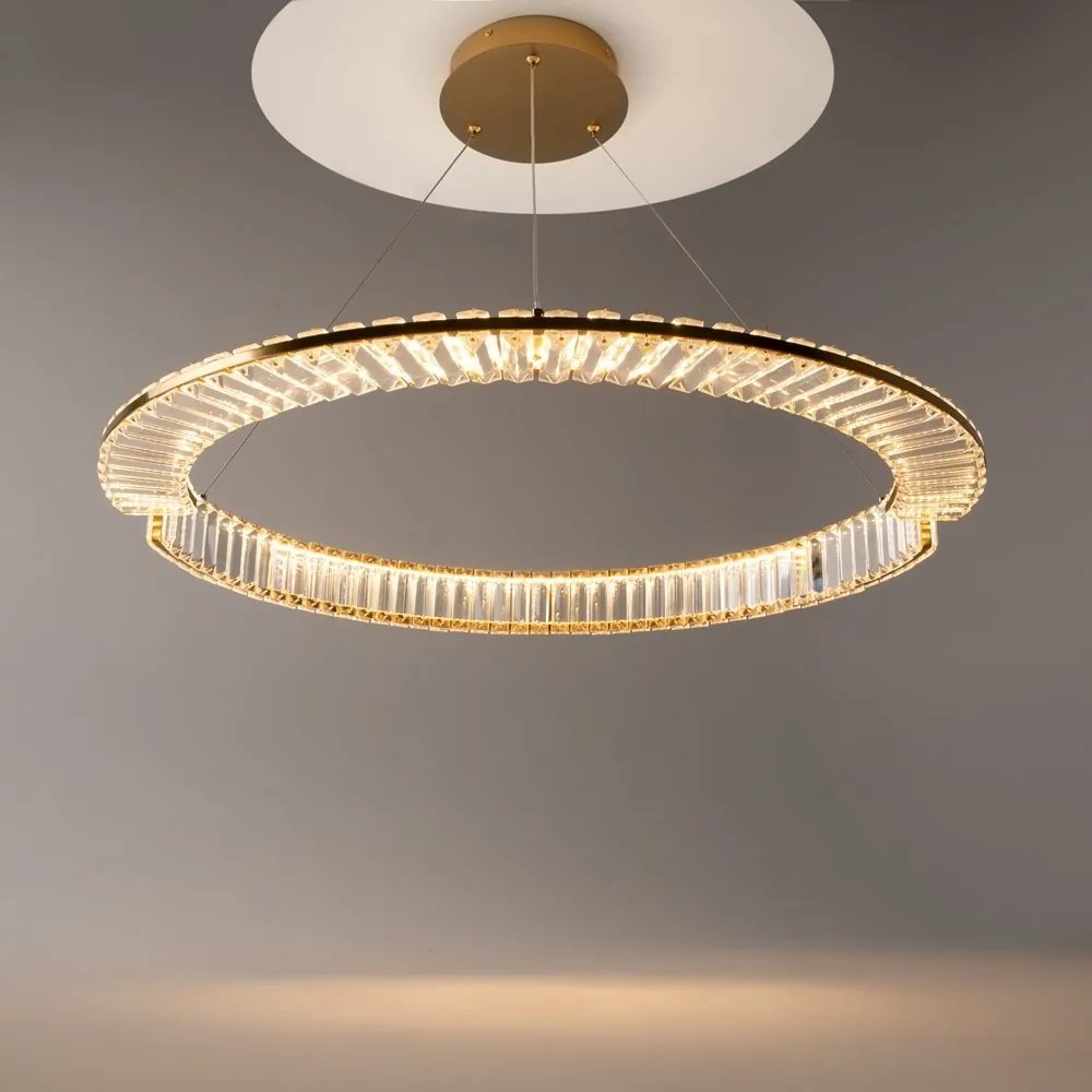 Lustra LED suspendata design modern Krone 80cm, 3000K