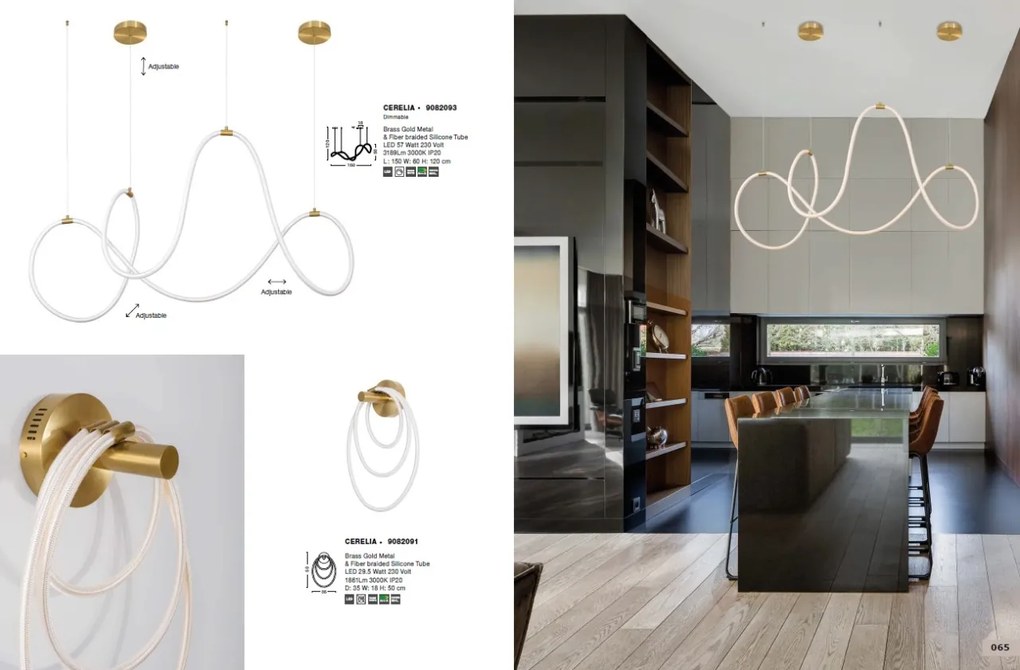 Lustra LED dimabila moderna, design deosebit CERELIA NVL-9082093