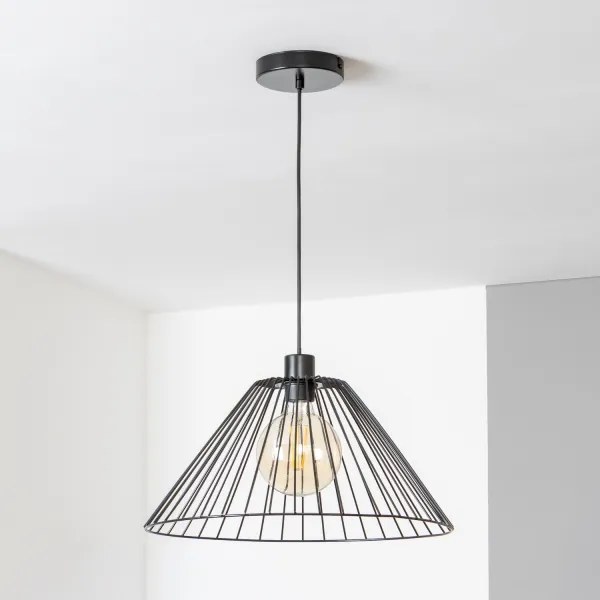 Brilagi - Lustră LED pe cablu CERIA WIRE 1xE27/40W/230V Ø 45 cm neagră