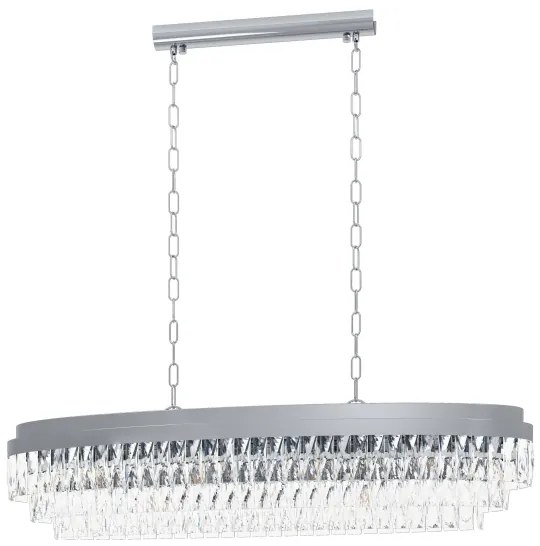 Lustră pe lanț VALPARAISO 13xE14/40W/230V crom lucios Eglo 39495