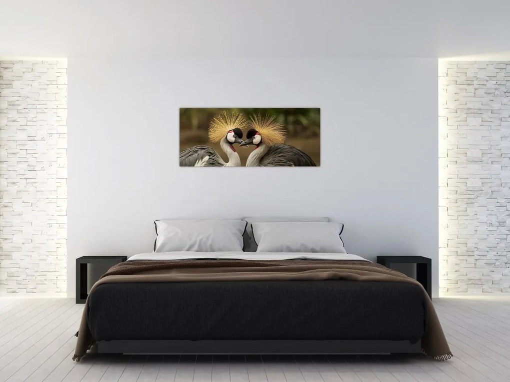 Tablou cu păsări (120x50 cm)