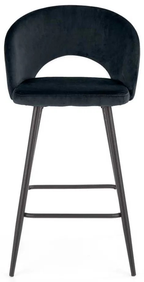 Scaun de bar Barnes, negru