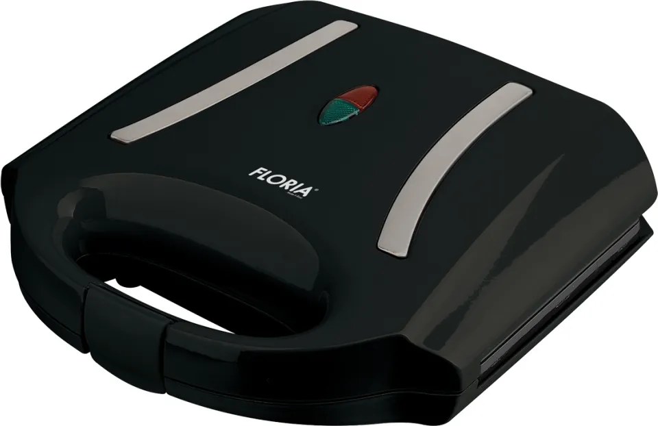 Sandwich maker Floria ZLN7941 Negru, 800W, invelis exterior rezistent la caldura