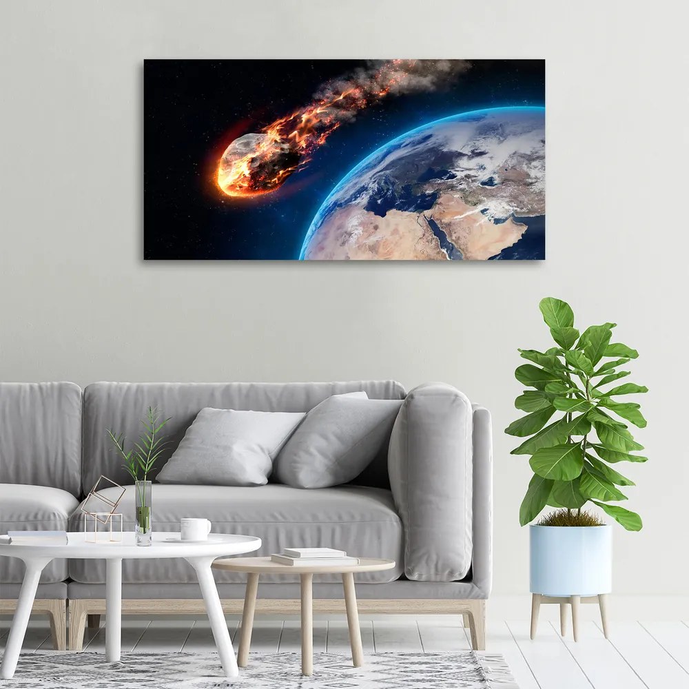 Print pe canvas Un meteorit care se încadrează