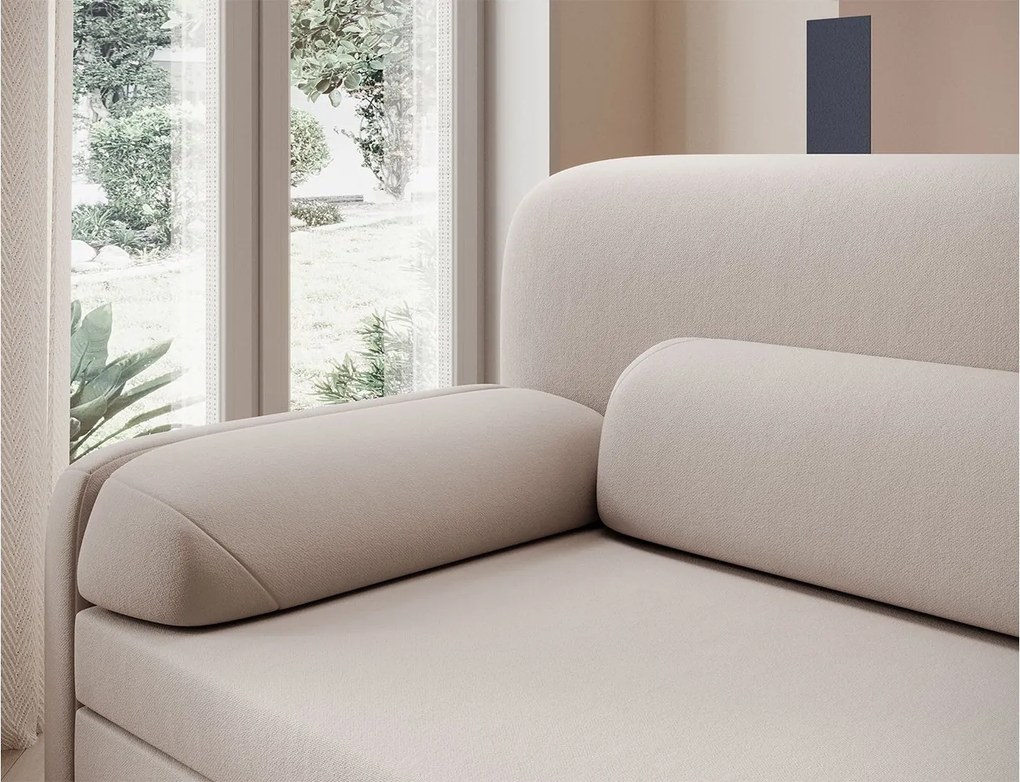Canapea lemn masiv extensibilă Elioss Personalizabila, 236 × 89 × 87 cm - Tabbris 40