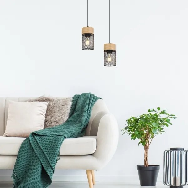 Lustră pe cablu CALLUM 1xE27/25W/230V fag Rabalux 72041